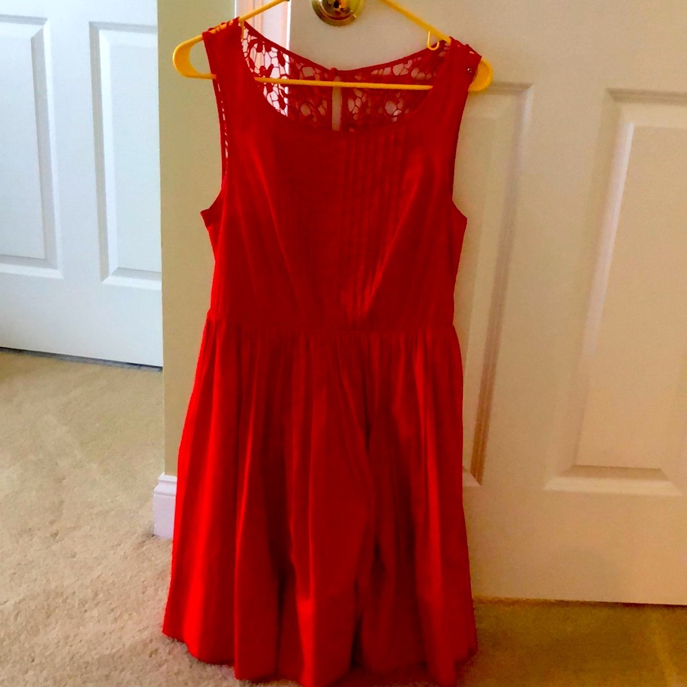 Anthropologie Lace Detailed Dress